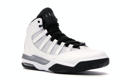 Jordan Max Aura White Metallic Silver Black