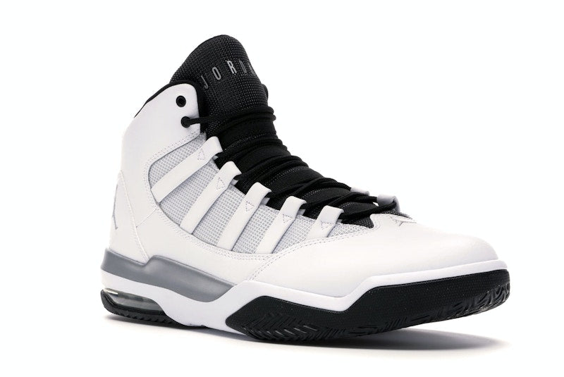 Jordan Max Aura White Metallic Silver Black