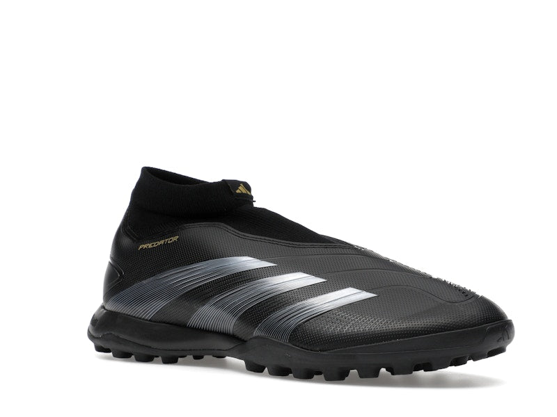 adidas Predator League Laceless Turf Core Black Carbon Gold Metallic