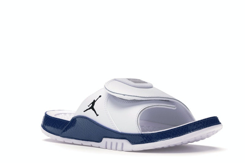 Jordan Hydro 11 Slide White Navy
