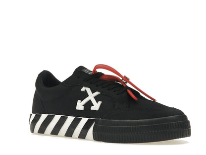 OFF-WHITE Vulcanized Low Canvas Black White