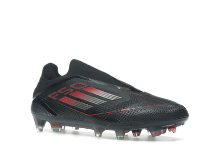 adidas F50 Elite Laceless FG Core Black Iron Metallic Lucid Red
