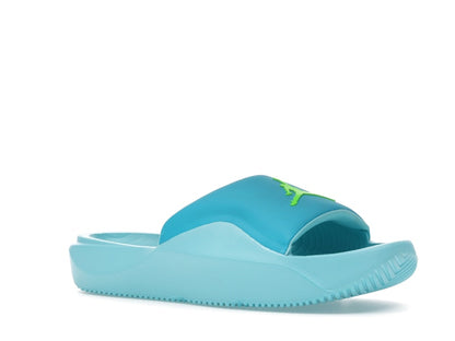 Jordan Franchise Slide Chlorine Blue Copa Electric Green