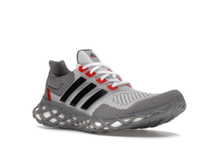 adidas Ultra Boost Web DNA Grey Vivid Red