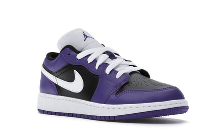 Jordan 1 Low Court Purple Black (GS)
