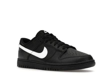 Nike Dunk Low Black White Swoosh