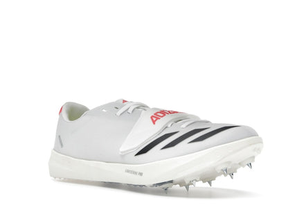 adidas Adizero TJ/PV Track and Field Cloud White Core Black Lucid Red