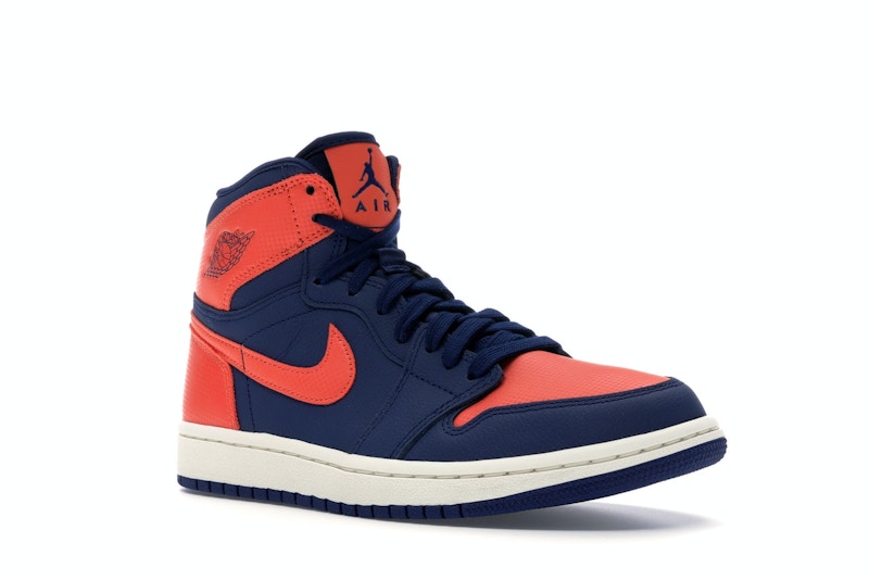 Jordan 1 Retro High Blue Void Turf Orange (Women's)