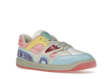 Gucci Basket Low-Top Sneaker Light Blue Demetra Pink (Women's)