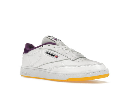 Reebok Club C 85 Eric Emanuel White Purple Yellow
