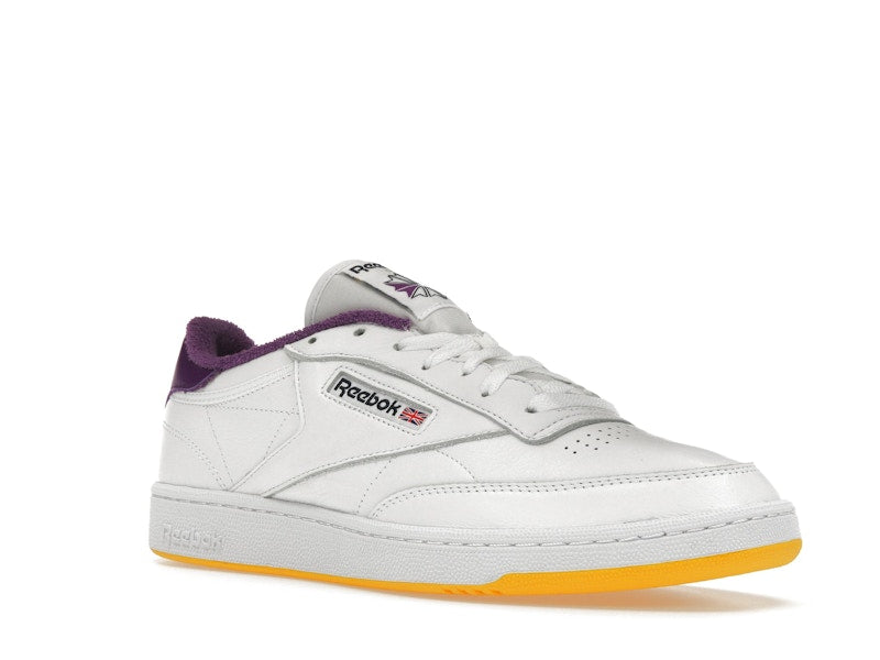Reebok Club C 85 Eric Emanuel White Purple Yellow