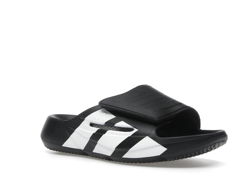 adidas Lightblaze Slides Black White