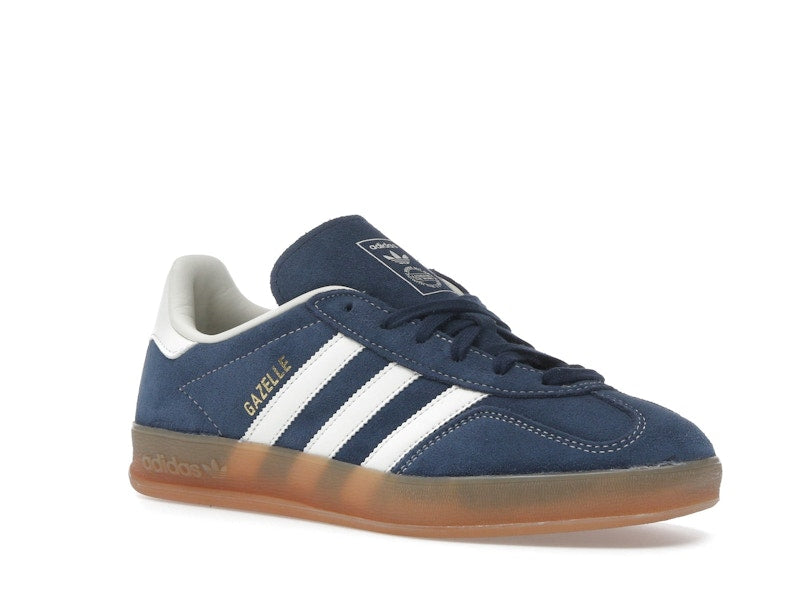 adidas Gazelle Indoor Night Indigo Off White Gold Metallic