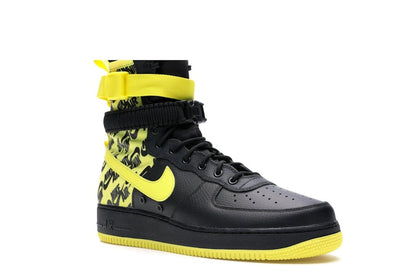 Nike SF Air Force 1 High Black Dynamic Yellow