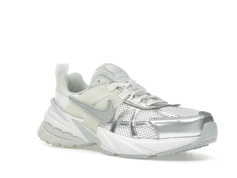 Nike V2K Run Metallic Silver White (Women's)