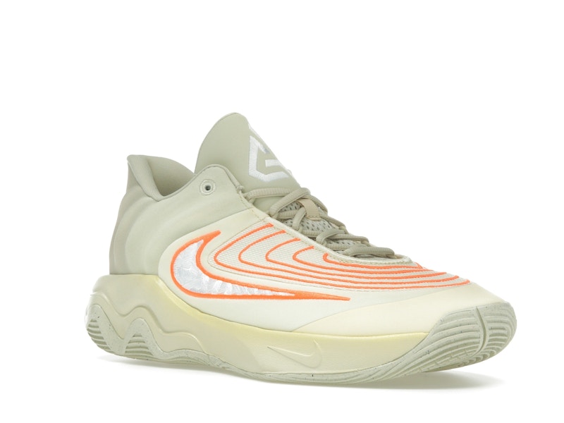 Nike Giannis Immortality 4 Light Khaki Alabaster Total Orange White