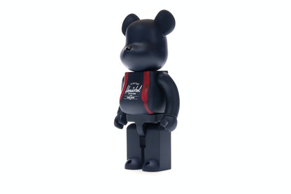 Bearbrick Medicom Herschel Peacoat 100% & 400% Set Navy