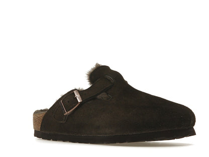 Birkenstock Boston Shearling Suede Mocha
