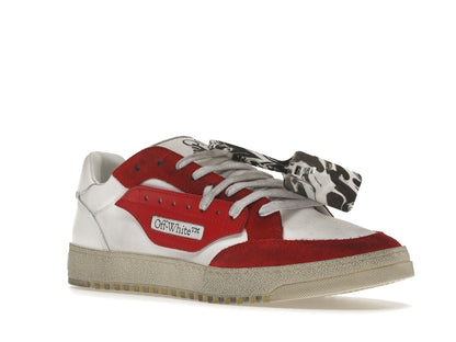 OFF-WHITE Vulcanized 5.0 Low Top White Red