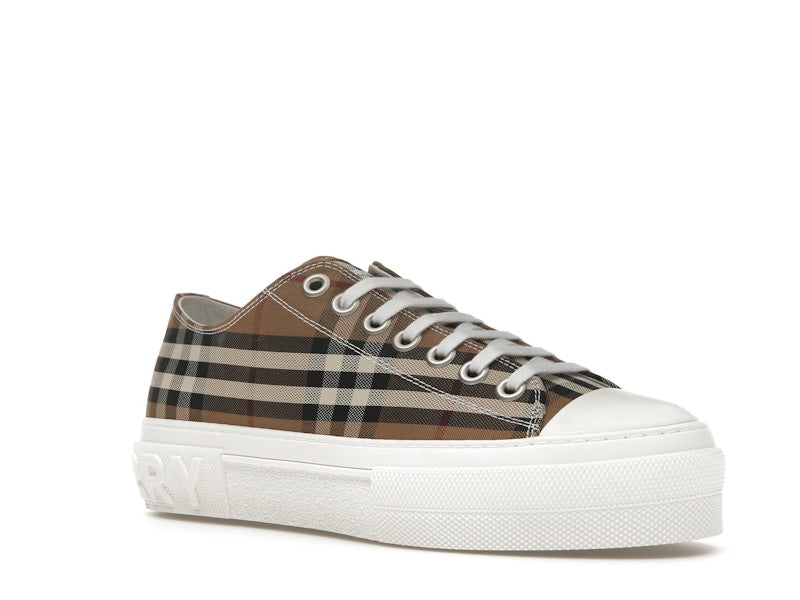 Burberry Vintage Check Cotton Sneakers Birch Brown