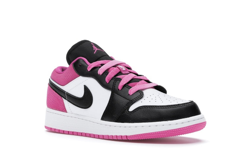 Jordan 1 Low Black Active Fuchsia (GS)