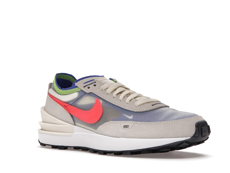 Nike Waffle One Coconut Milk Crimson Royal