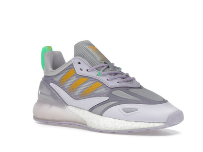 adidas ZX 2K Boost 2.0 Purple Tint Semi Solar Gold Matte Silver (Women's)