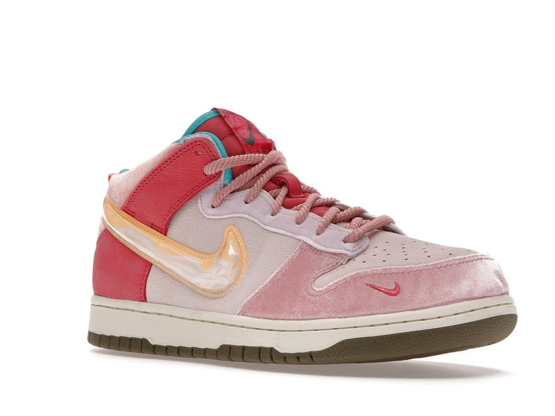 Nike Dunk Mid Social Status Free Lunch Strawberry Milk