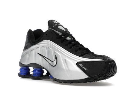 Nike Shox R4 Metallic Silver Black Racer Blue (Women's)