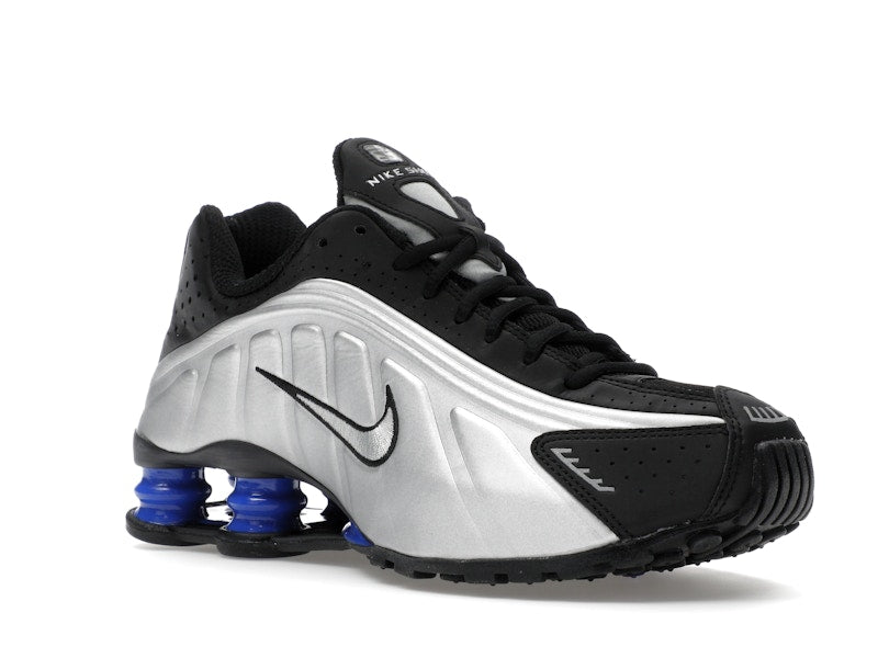 Nike Shox R4 Metallic Silver Black Racer Blue (Women's)