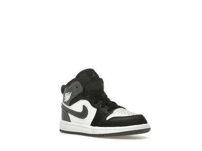 Jordan 1 Mid Black White Iron Grey (PS)