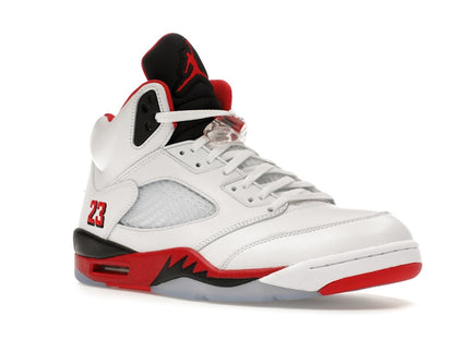 Jordan 5 Retro Fire Red Black Tongue (2025)