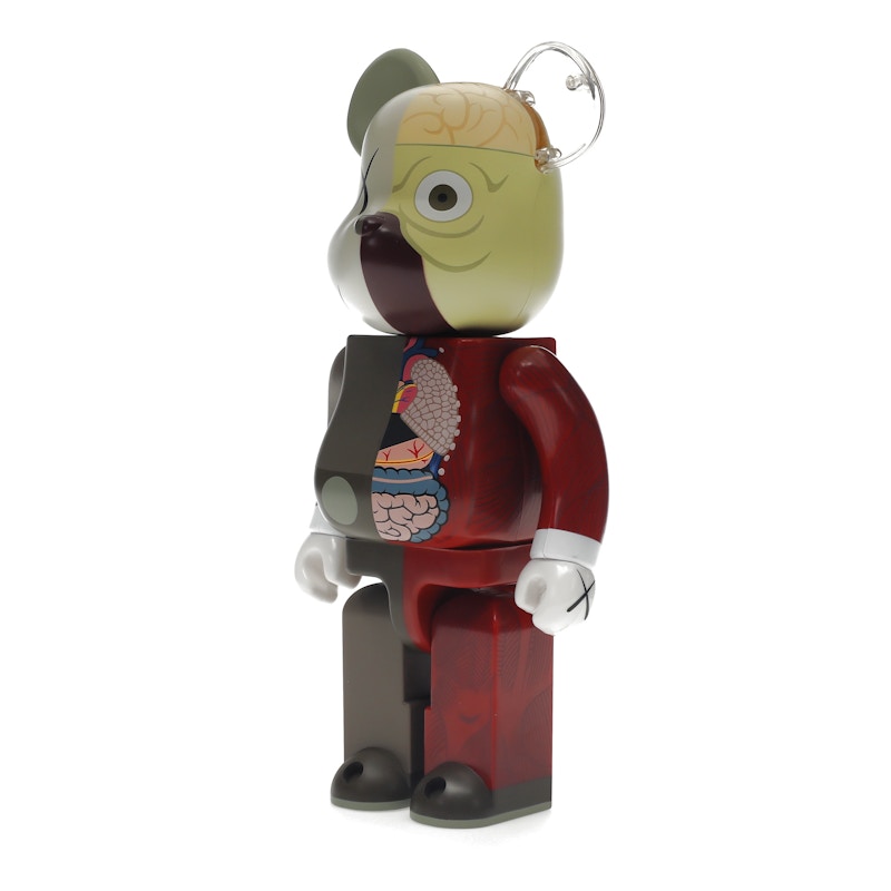 KAWS Bearbrick Dissected 400% Brown