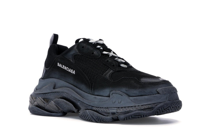Balenciaga Triple S Clear Sole Black