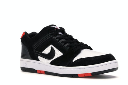Nike SB Air Force 2 Low Black White Habanero Red