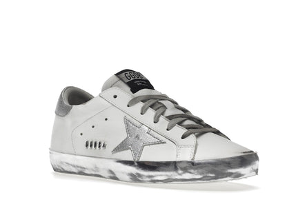 Golden Goose Super-Star White Silver Sparkle (Women's)