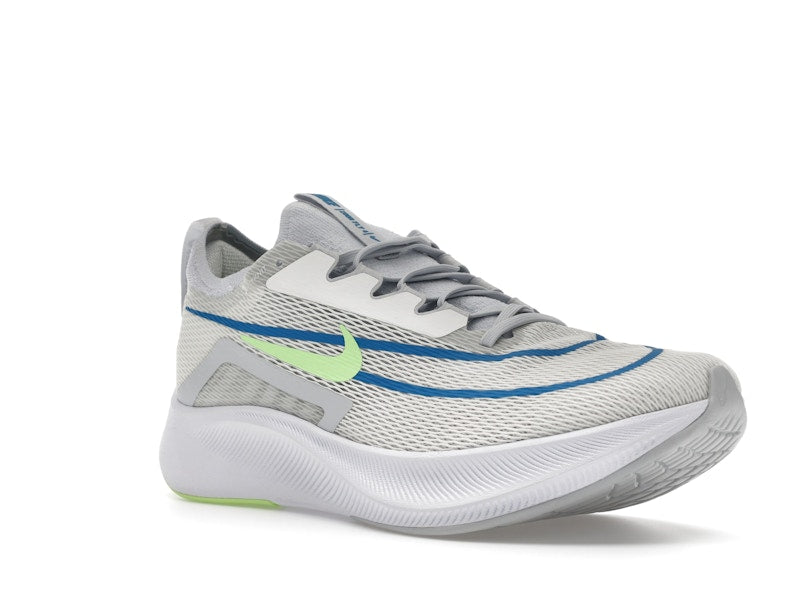 Nike Zoom Fly 4 Summit White Imperial Blue Lime Glow
