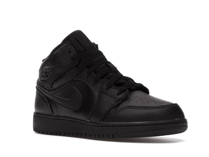 Jordan 1 Mid Black (GS)