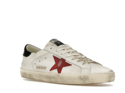 Golden Goose Super-Star White Red Black