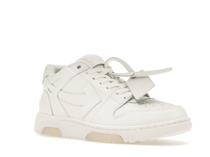 OFF-WHITE Out Of Office OOO Low Tops Triple White