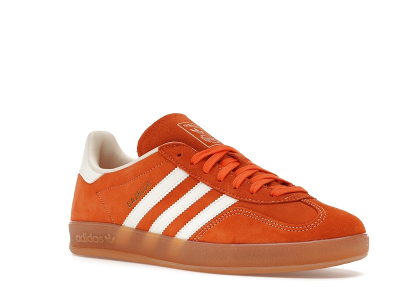 adidas Gazelle Indoor Orange Off White Gold Metallic