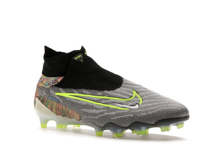 Nike Gripknit Phantom GX Elite Dynamic Fit Fusion FG Black White Blue Glow Volt