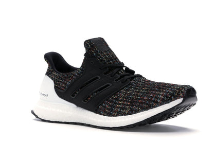 adidas Ultra Boost 4.0 Black Multi-Color White Heel Cage