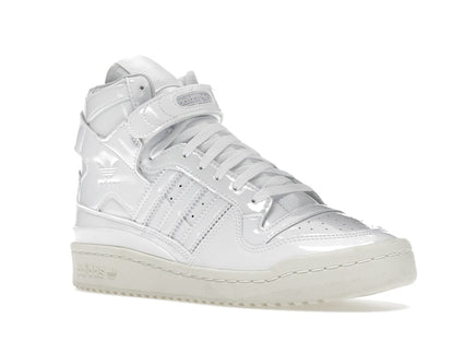 adidas Forum Mid Triple White Patent Leather (Women's)