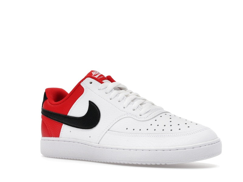 Nike Court Vision Low White Black University Red