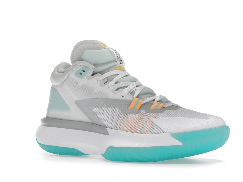 Jordan Zion 1 White Dynamic Turquoise