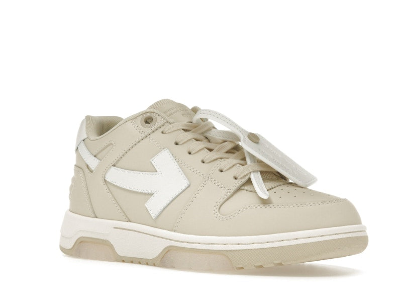 OFF-WHITE Out Of Office OOO Low Tops Angora White