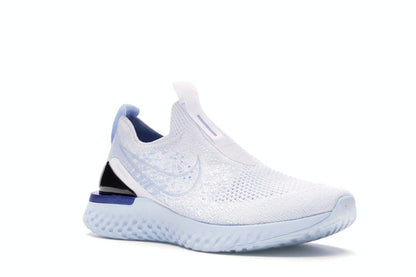 Nike Epic Phantom React Flyknit White Hydrogen Blue (Women's)