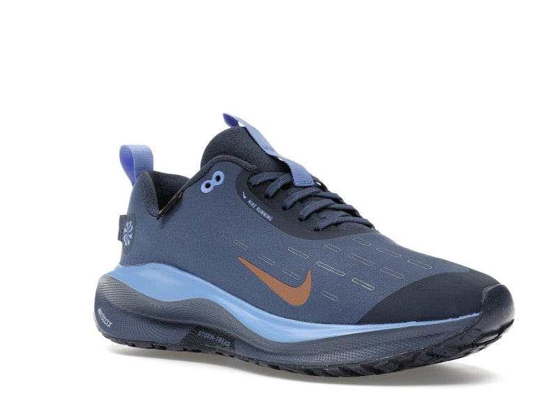Nike React Infinity Run 4 Gore-Tex Thunder Blue Diffused Blue Royal Pulse Metallic Red Bronze (Women's)