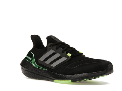 adidas Ultra Boost 22 Black Iron Metallic Beam Green
